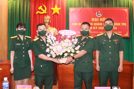 Đại hội Chi đoàn Cơ quan Cục Chính trị nhiệm kỳ 2022-2024