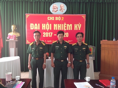 Chi bộ 2, Đảng ủy Quân sự quận 3 (BTL thành phố Hồ Chí Minh): Đại hội Chi bộ (Nhiệm kỳ 2017-2020)