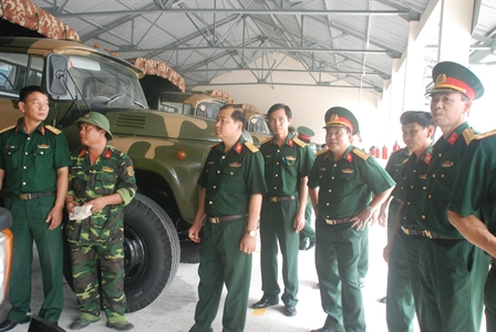 Cục Xe máy, Tổng Cục Kỹ thuật: Kiểm tra công tác kỹ thuật xe máy Sư đoàn 5