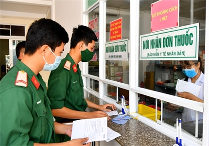 Mức hưởng bảo hiểm y tế của quân nhân, dân quân thường trực, công an từ ngày 1/7