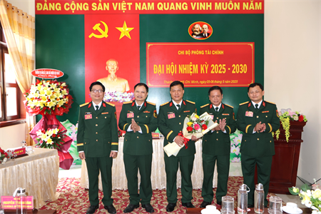 Chi bộ phòng Tài chính, Cục Hậu cần – Kỹ thuật Quân khu hoàn thành tốt nhiệm vụ chính trị trung tâm nhiệm kỳ 2020 - 2025