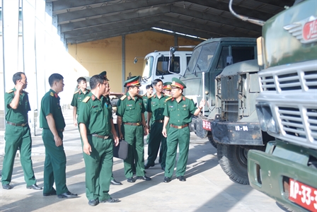 Cục Xe máy, Tổng cục Kỹ thuật kiểm tra công tác Xe máy tại Quân khu 7